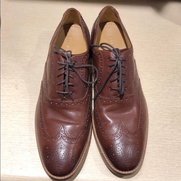 Cole Haan Cambridge wingtip Oxford Dk Brown sz 10 - Picture 8 of 8